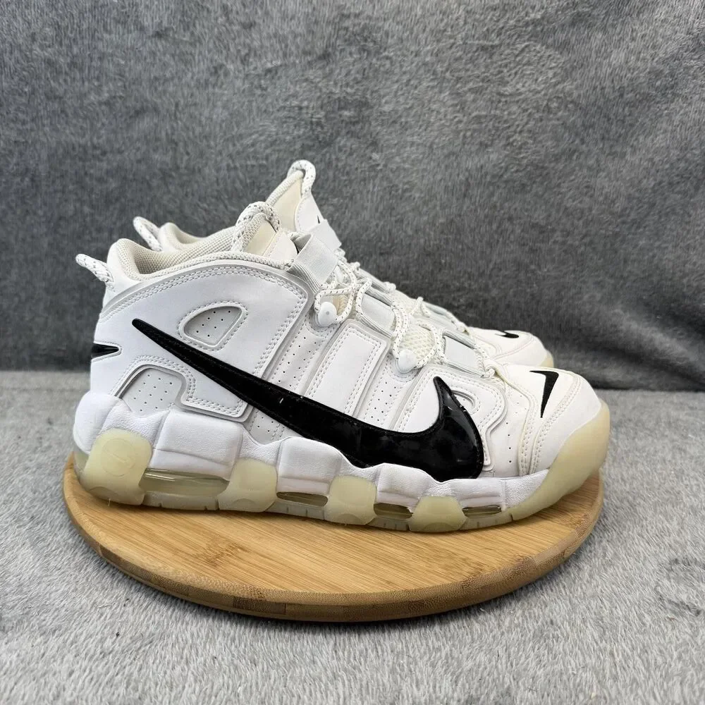 Nike Air More Uptempo 96 Shoes Mens Size 11 White Black Basketball DQ5014-100